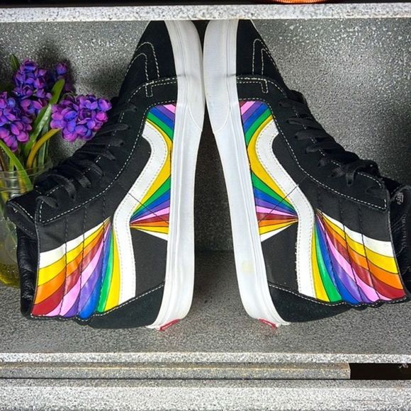 VANS UNISEX REFRACT SK8-HI REISSUE SHOES Sneakers Size 9.5 11 - Picture 4 of 9